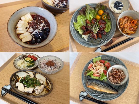 バランスの良い食事を意識しています！