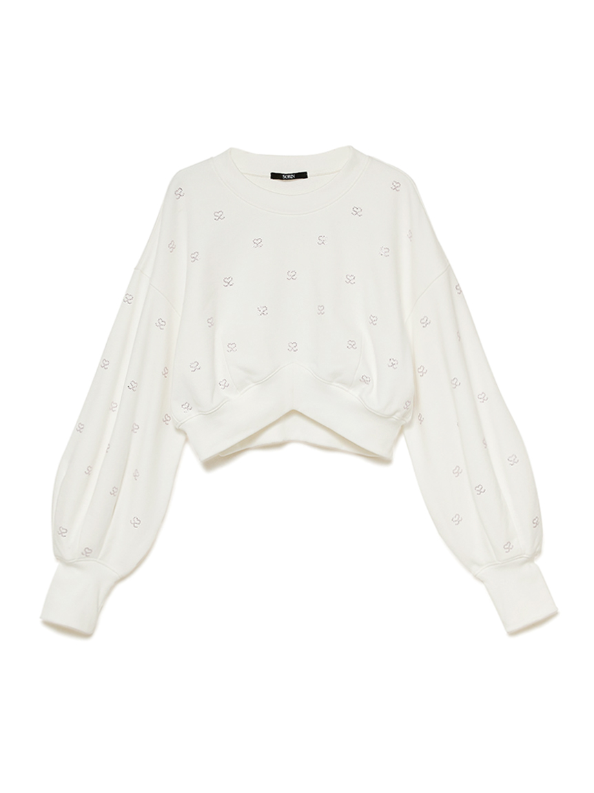 S Motif Jewelry Sweat Top alternate view