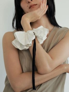 Velour Ribbon Chouchou